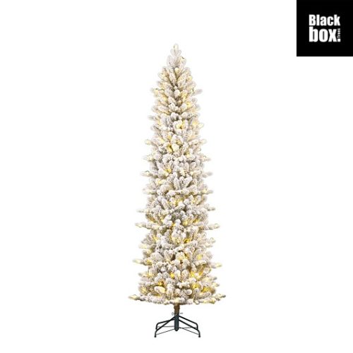 Harma Pilar božićno drvce zeleno snježno, toplo bijela LED 240L TIPS 861, timer, dimmer, h215xd66cm