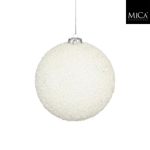 Kuglica, nelomljiva, bijela, d15cm