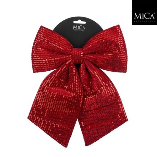 Mašna bordo, 24xw28xh2cm