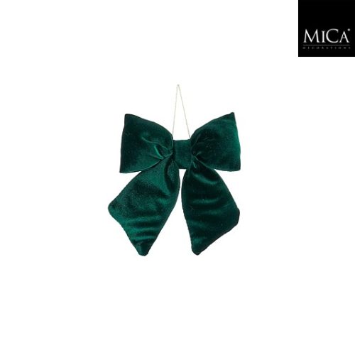 Mašna zelena, 3xw15xh17cm