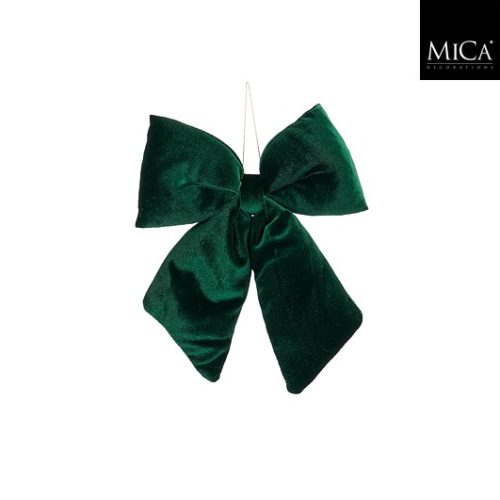 Mašna zelena, 5xw20xh23cm