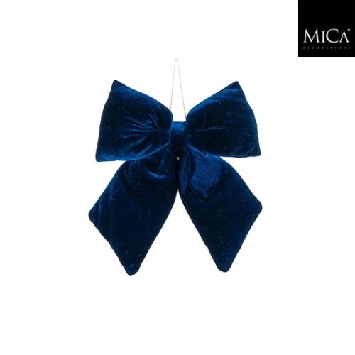 Mašna plava, 5xw20xh23cm