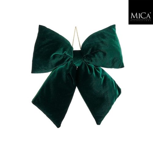 Mašna zelena, 6xw30xh34cm