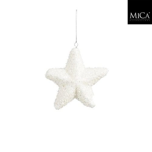 Ukras zvijezda bijela, h4xd15cm