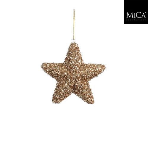 Ukras zvijezda boja šampanjca, h4xd15cm