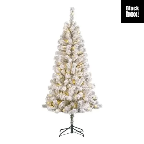 Ague jelka zelena sa snijegom i LED lampicama 240L, TIPS 602, timer & dimmer - 230xd109cm